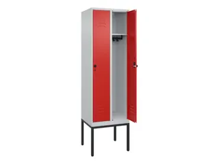 locker,HxBxD 2120x600x500mm,2vak,vak B 300mm,draaigrendel - 2