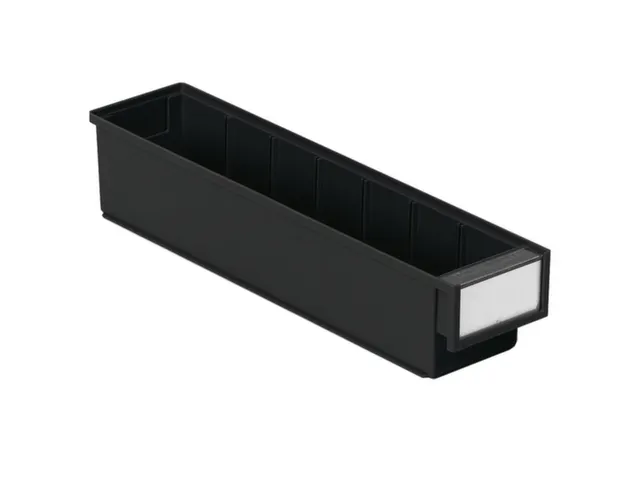 bac compartimentable ESD,HxlxP 82x92x400mm,PP,noir