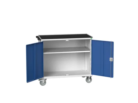 établi roulant HxlxP 965x1050x550mm plateau acier