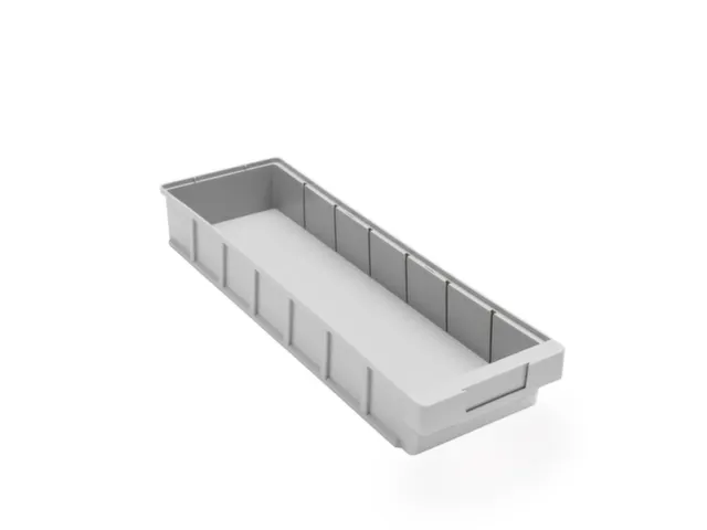Bac Compartimentable Hxlxp 83X186X600Mm Pp Gris