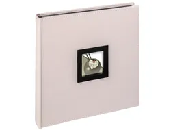 Fotoalbum walther design Black & White 26x25cm 25 vel grijs