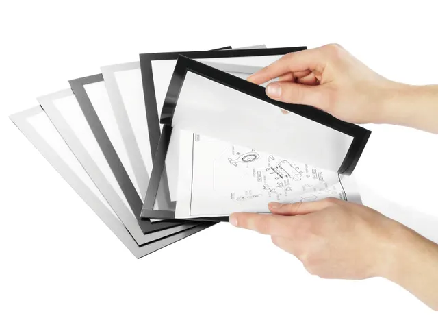 Duraframe Durable Magnetic Plus A4 Zwart