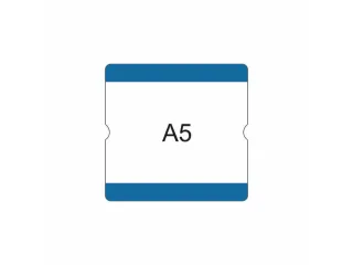 beschrijfbare hoes,markering HxB 216x231mm,PVC,blauw - 2