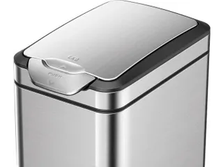 Afvalbak Design Tina Touch 30 Liter Eko Mat Rvs - 4