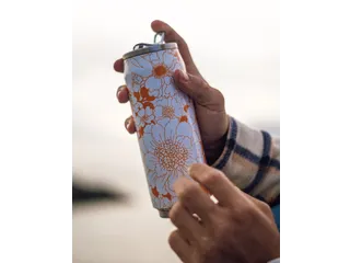 Thermosbeker Les Artistes Paris blik 500ml Orange Flower met rietje - 4