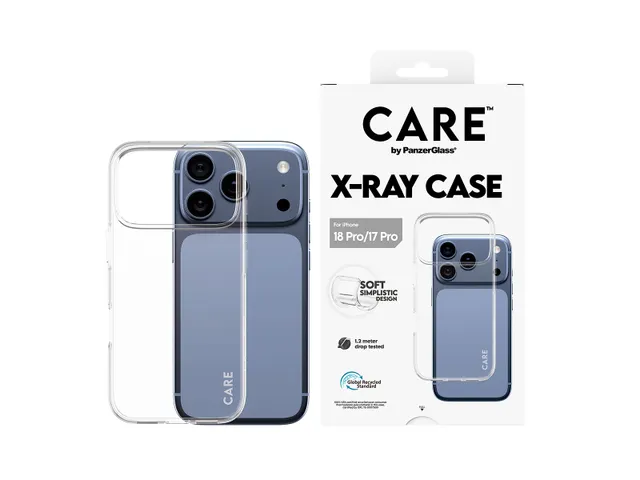 PanzerGlass CARE by X-Ray Case iPhone 18 Pro | 17 Pro, Hoes, App