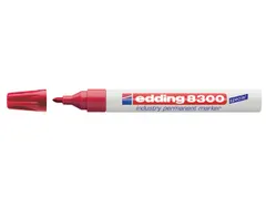 Viltstift edding 8300 industrie rond rood 1.5-3mm