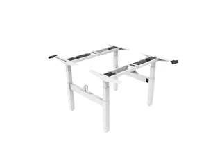 Elektrisch Verstelbaar Zit-Sta Frame Duo Bureau Wit 180Cm - 4