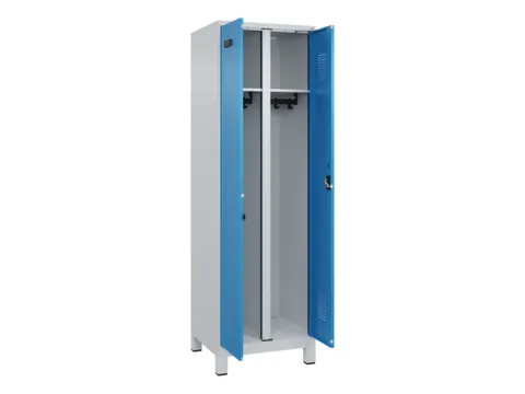 locker voor scheiding van kleding,HxBxD 1950x600x500mm,2vak