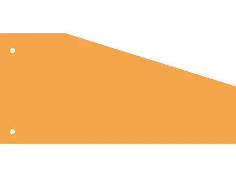 Scheidingsstrook Kangaro 2-gaats 240x105x60mm trapezium 180 grams RC o