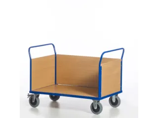 wagen met drie wanden,draagverm. 600kg,laadvl. LxB 1200x780mm - 2