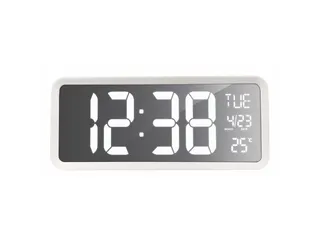 Digitale wandklok Technoline WS 8130 368x158x40mm wit XXL LED - 1