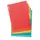 Tabblad glanskarton 225g 5-delig A4 maxi Assorti
