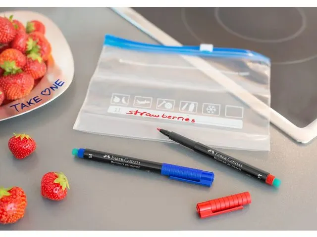 Marker Faber-Castell Multimark permanent S 8-delig etui