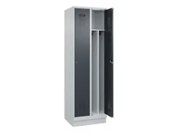 locker voor scheiding van kleding,HxBxD 1950x600x500mm,2vak