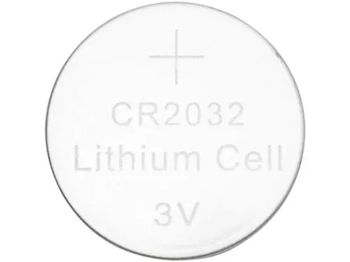 knoopcel, lithium, CR2032, blister van 4 stuks