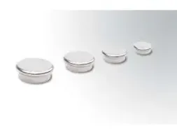 OUTLET Extra Sterke Chroom Magneten zilver 25mm 10 stuks