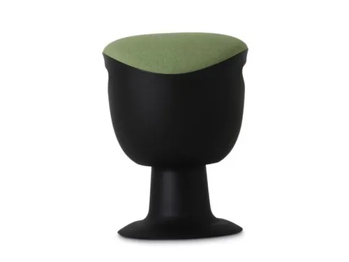 Kruk Kantelbaar Ergonomische Comfortstoel Groen Stof Zwart Kunststof