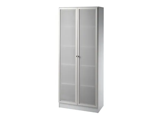 vitrinekast,HxBxD 2004x800x420mm,4xhouten vloer,Gestreepte greep