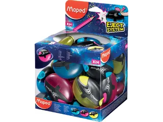 Puntenslijper Maped Galactic 1 gaats display à 24 stuks assorti - 2