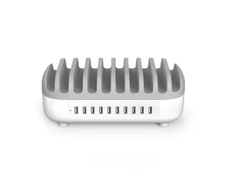 Compulocks 10PUSBDKS-UK, Vrijstaand, Grijs, Wit, Contact, 2,4 A, 100 - - 3