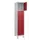 lockerkast,HxBxD 1950x400x500mm,1x4vakken,vak B 400mm,cil.-slot,voeten