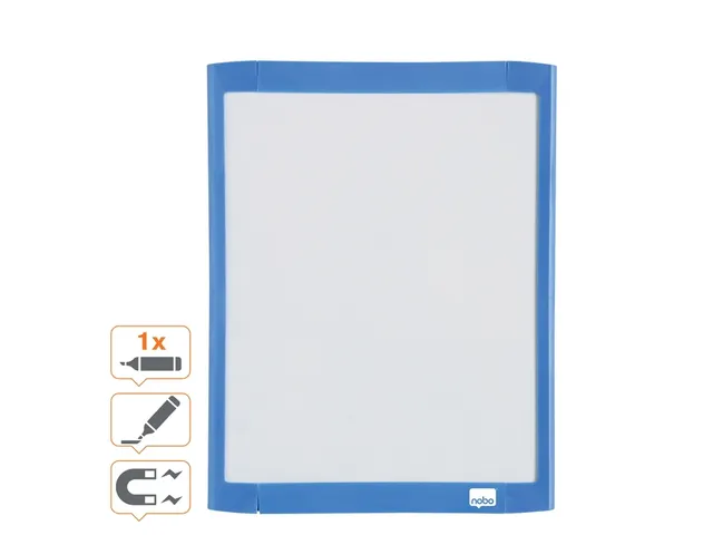 Whiteboard Nobo 21.6x28cm Magnetisch Assorti