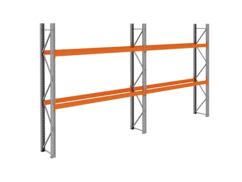 palletstelling,basis+1xaanbouw,HxBxD 3360x5700x750mm,vakl. 3000kg