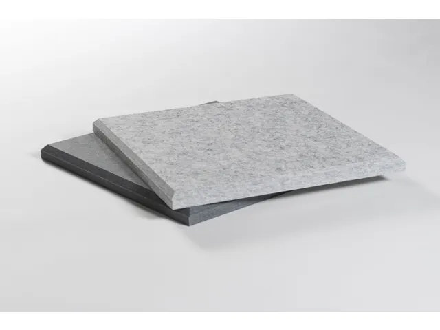 Akoestische PET-vilt wandtegels 30x30cm Combi Grijs 12 Stuks