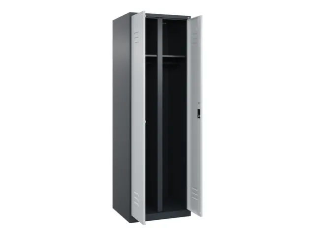 locker voor scheiding van kleding,HxBxD 1850x600x500mm,2vak