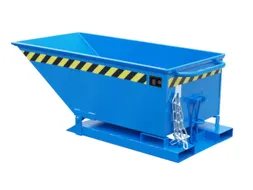 Kiepbak Staalplaat 535x670x1320mm Inh. 0.25m³ 300kg Blauw