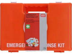 Malette premiers secours Carpoint 166 pièces orange