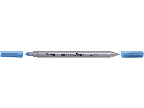 Viltstiften Eberhard Faber duo 0,8+1-3mm assorti etui à 10stuks