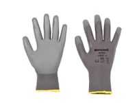 Handschoen PU First Grey, Maat 9 Polyurethaan Grijs