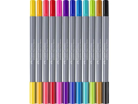 Duo aquarelmarker Goldfaber etui 12 stuks