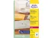 Etiket Avery L7563 99.1x38.1mm Transparant 350 Stuks