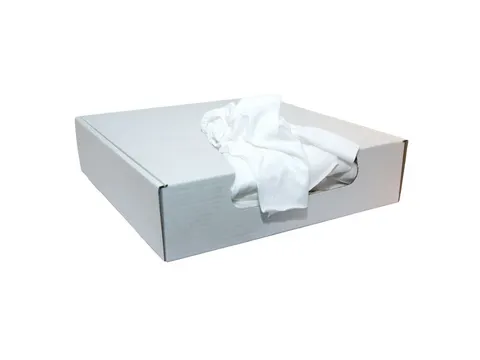 Poetsdoeken P25305 Van Gesneden witte T-shirts Vlak 5 Kg