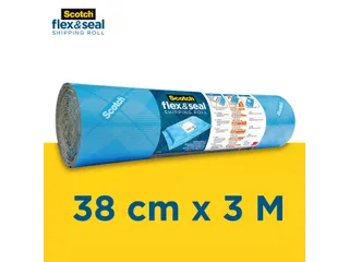 Verpakkingsrol Scotch Flex & Seal 38cmx3m - 4