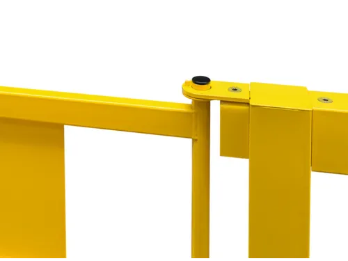 aanrijdbeschermingsplank,balustradedeur,v. binnen,HxB 520x905mm,staal