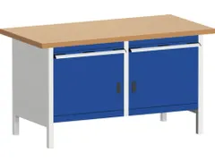 werkbank met opbergruimte,HxBxD 840x1500x750mm,beukenblad