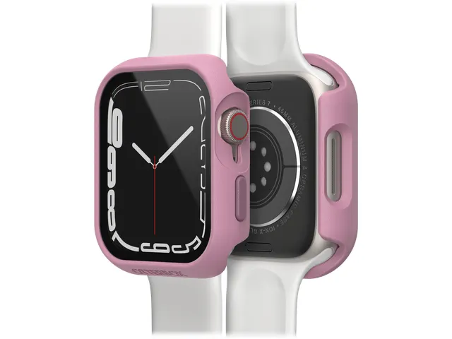 Case Eclipse Apple Watch Series 9/8/7 45mm roze screenprotector