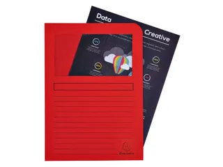 Venstermap Exacompta Forever L-model 120gr assorti 10 stuks - 12