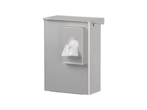 Hygiënebak 6 liter RVS + zakjeshouder, AB 6 HB 2 E - ingo-man versie