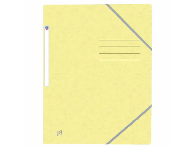 Oxford Top File+ elastomap A4 pastel geel