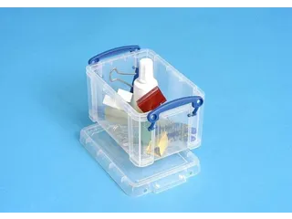 Opbergbox Really Useful 0.7 liter 155x100x80mm transparant wit - 2