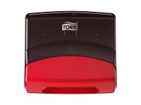 Dispenser Tork W4 654008 nonwoven zwart/rood