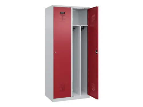 locker voor scheiding van kleding,HxBxD 1850x800x500mm,2vak