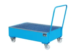 Mobiele Opvangbak Hxbxd 510X1200X800Mm 2X200L Staand Ral5012