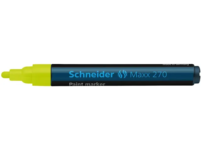 Lakmarker Schneider Maxx 270 1-3 mm fluor geel