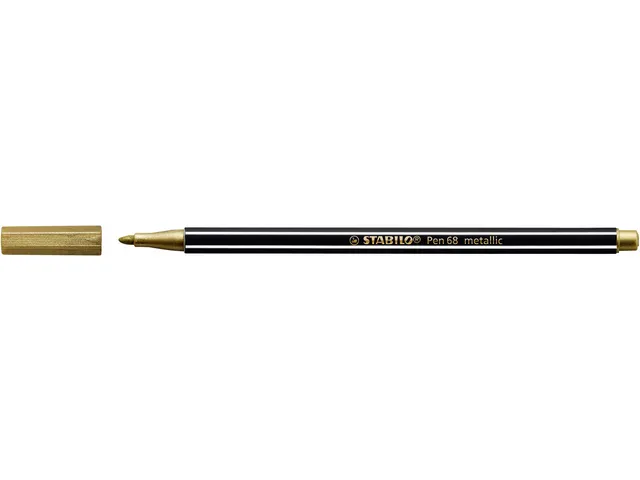 Viltstift STABILO Pen 68/810 medium metallic goud